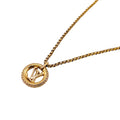 Louis Vuitton e by Night LV Circle Necklace Chain Gold
