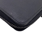 Louis Vuitton Wallet Zippy Vertical LV Aerogram Card Coin Purse Black — view 4