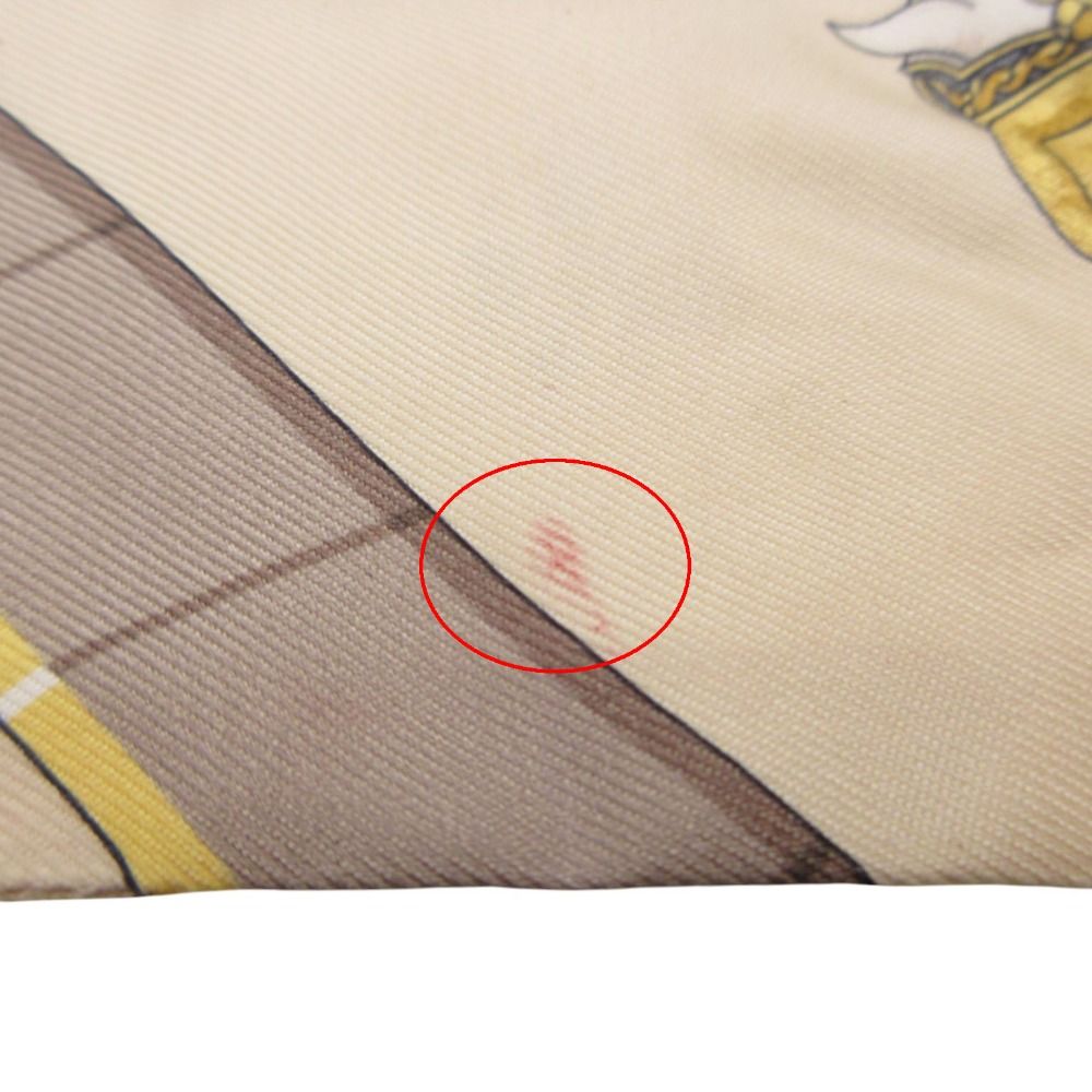Hermes Scarf Twilly Grand Apara Beige Multicolor — view 5