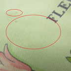 Hermes Scarf Carre 90 Silk Fleur Et Plume Floral Feather Green — view 9