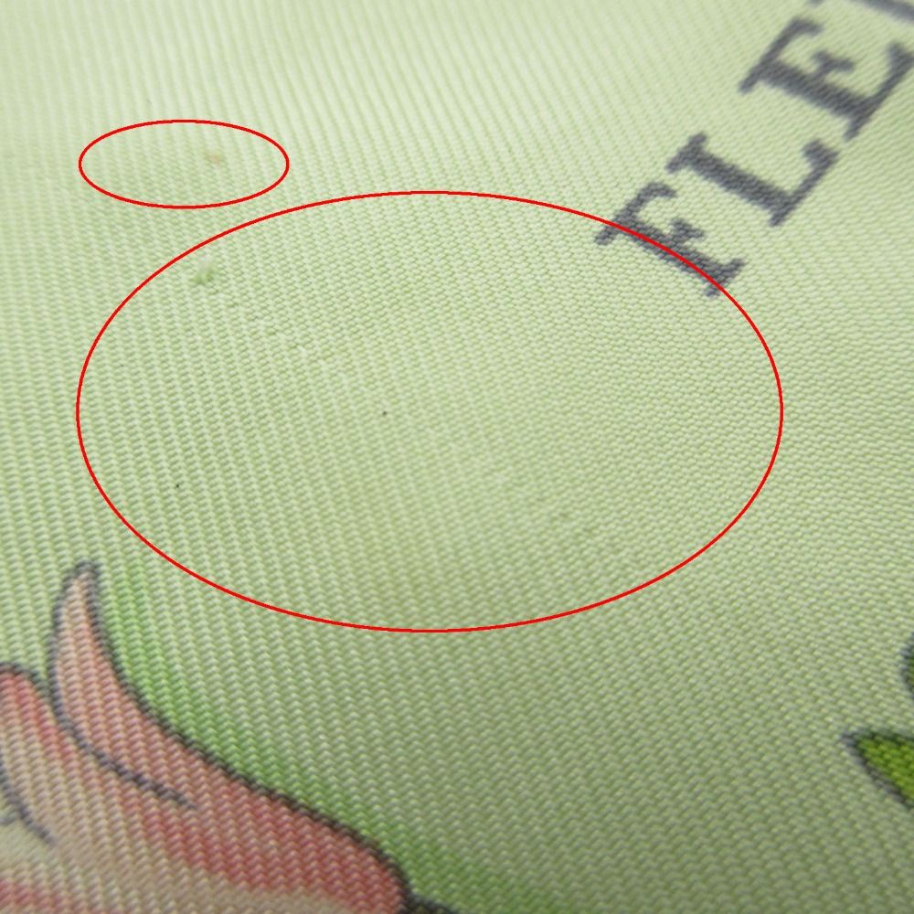 Hermes Scarf Carre 90 Silk Fleur Et Plume Floral Feather Green — view 9