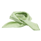 Hermes Scarf Carre 90 Silk Fleur Et Plume Floral Feather Green — view 8
