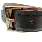 Gucci Belt Calfskin GG Pattern Lining Leather Brown — view 4