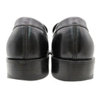 Gucci Dress Shoes Leather Horsebit Loafers Business Silver Black — view 5