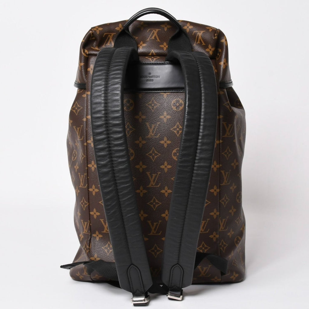 Louis Vuitton Zack Backpack Monogram Macassar Canvas Brown Silver — view 2
