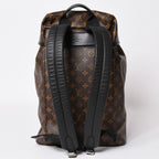 Louis Vuitton Zack Backpack Monogram Macassar Canvas Brown Silver — view 2