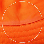 Hermes Hat Bucket Hat Safari Nylon Logo Embroidery Hat Motsch Chapeaux Vintage — view 8