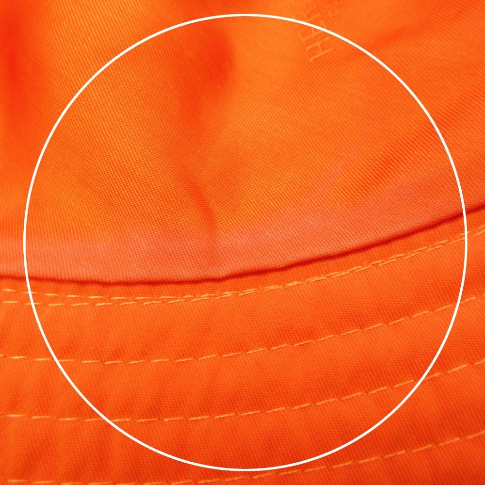 Hermes Hat Bucket Hat Safari Nylon Logo Embroidery Hat Motsch Chapeaux Vintage — view 8
