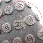 Chanel Sneakers CC Logo Hybrid Shoes Nylon Leather Black — view 8