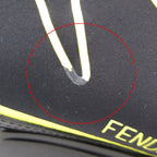 Fendi Sneakers Logo Low Cut Shoes Black — view 9