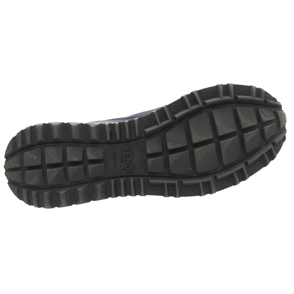 Fendi Sneakers Logo Low Cut Shoes Black — view 3