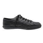 Louis Vuitton Sneakers Damier Infini Leather Shoes Low Cut Black — view 3