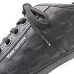 Louis Vuitton Sneakers Damier Infini Leather Shoes Low Cut Black — view 8
