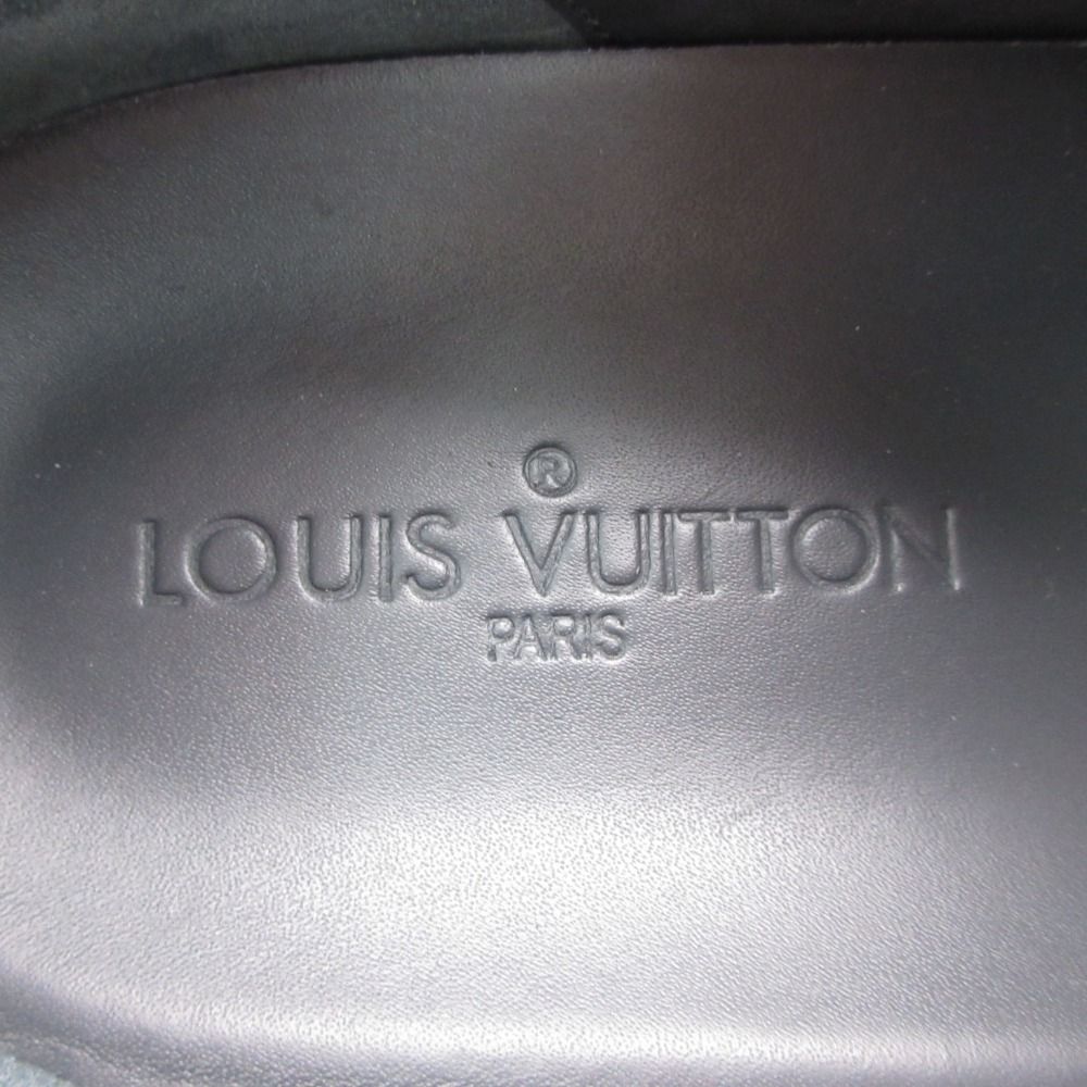 Louis Vuitton Sneakers Damier Infini Leather Shoes Low Cut Black — view 7