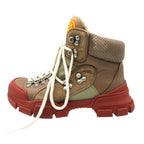 Gucci Boots Flash Trek High Top Sneakers Brown — view 2
