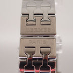 Hermes Watch Silver Orange Quartz — view 9