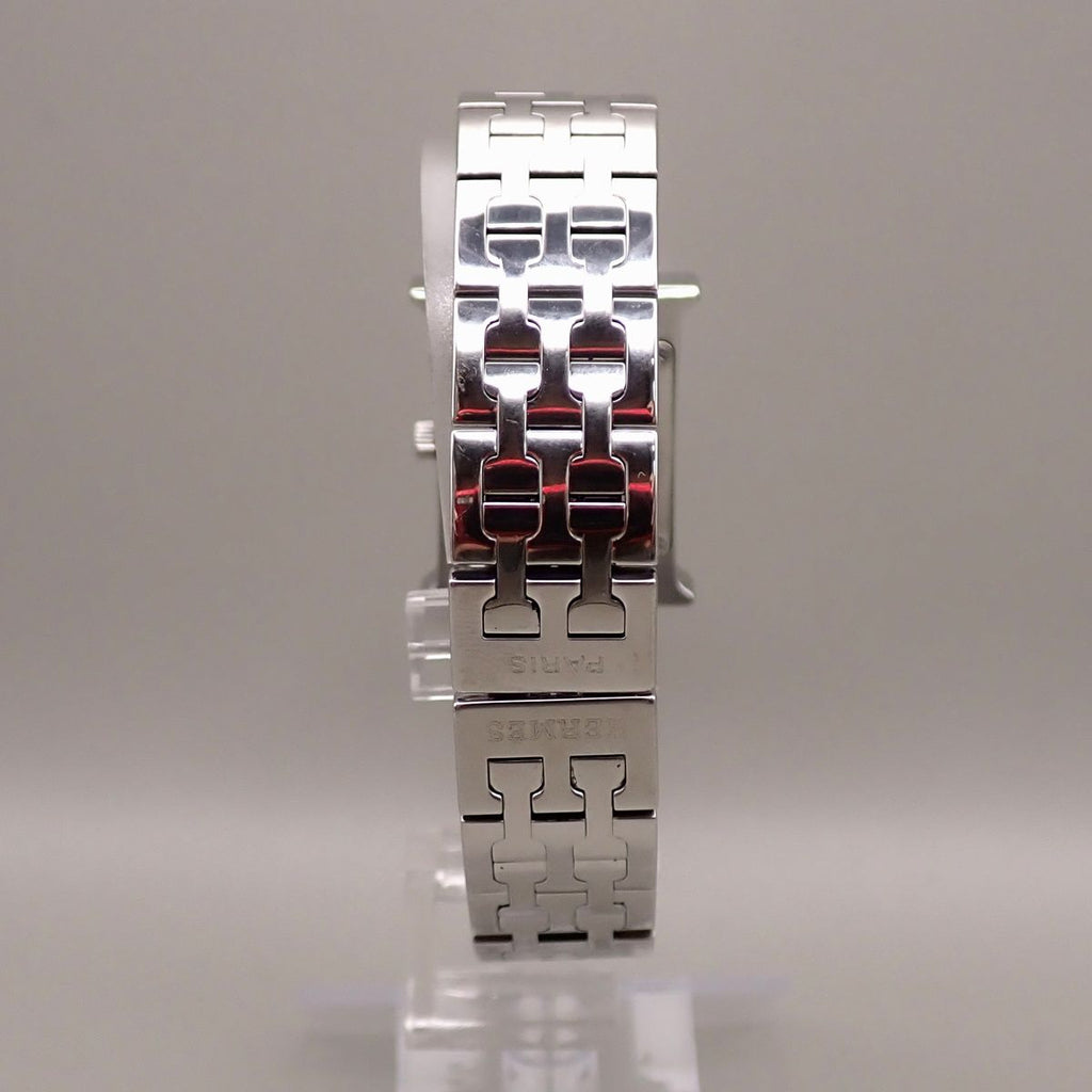 Hermes Watch Silver Orange Quartz — view 4
