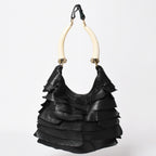 Saint Laurent Mombasa Shoulder Bag Tropez Black