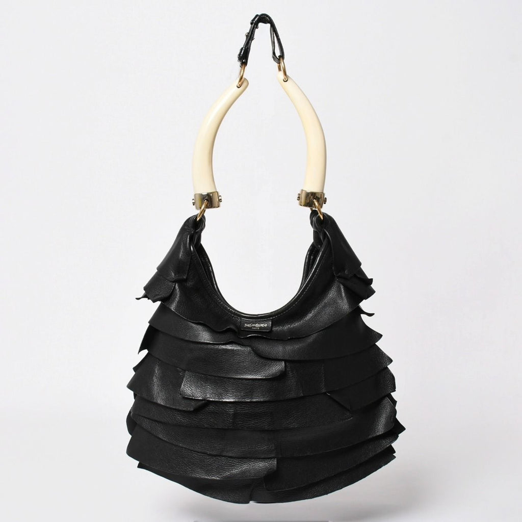 Saint Laurent Mombasa Shoulder Bag Tropez Black — view 2
