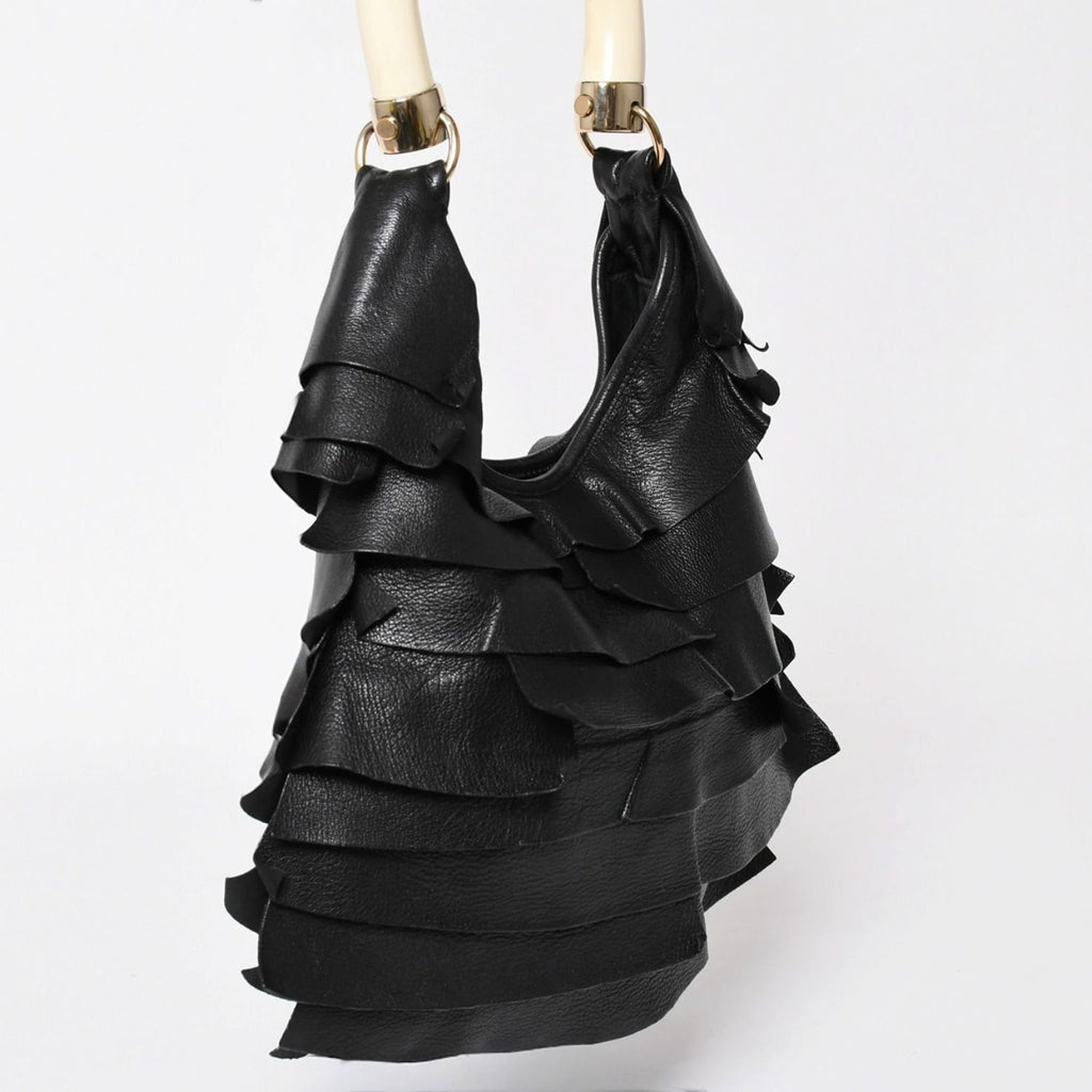 Saint Laurent Mombasa Shoulder Bag Tropez Black — view 3