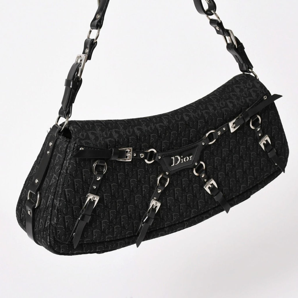 Dior Bondage Bag Trotter Pattern Galliano — view 3