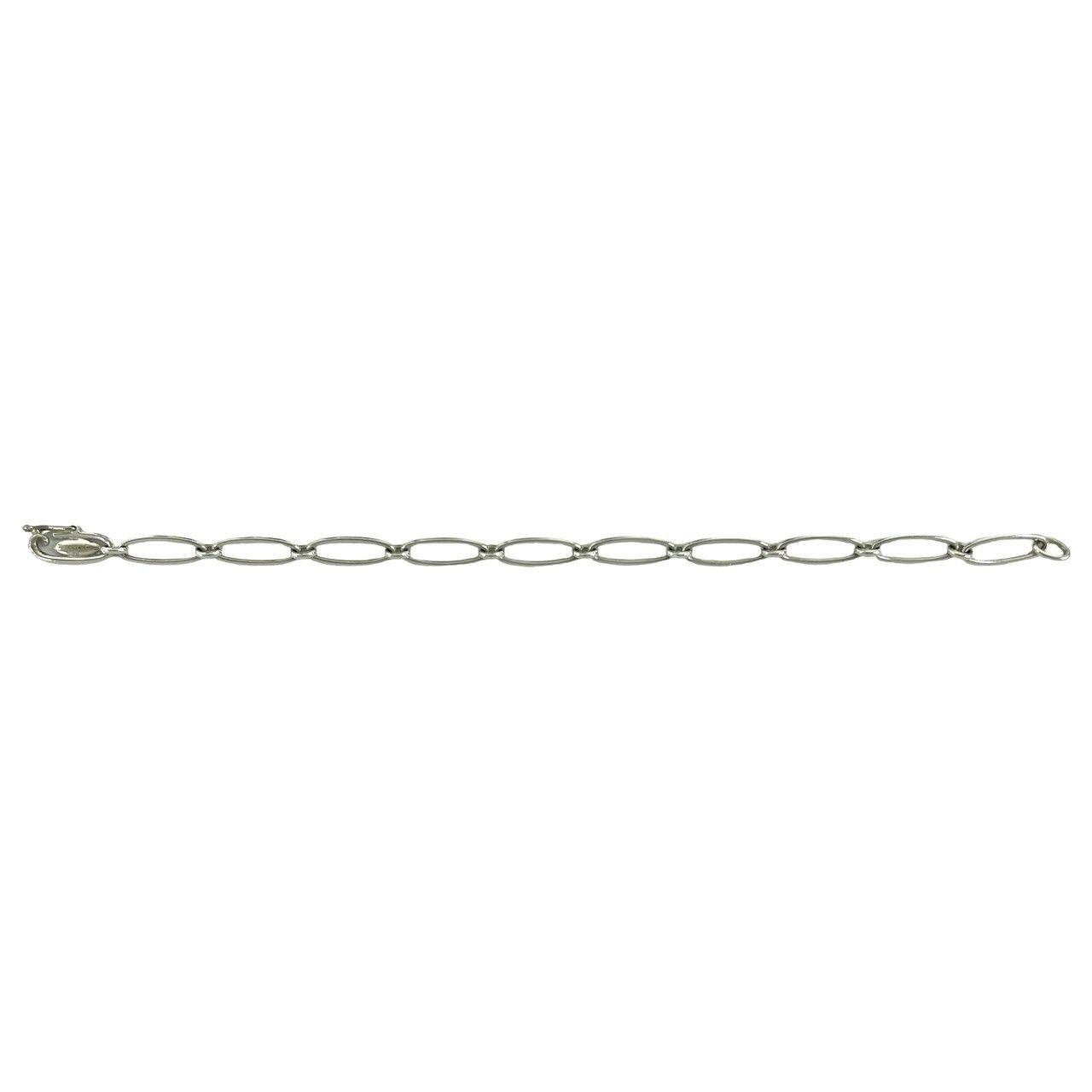 Tiffany & Co Vintage Over Roulis Neck Bracelet 925 Sterling Silver Chain Bangle — view 6