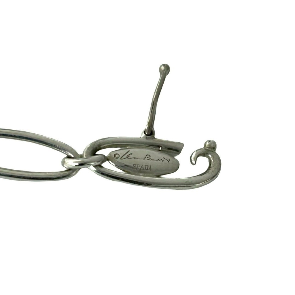 Tiffany & Co Vintage Over Roulis Neck Bracelet 925 Sterling Silver Chain Bangle — view 4