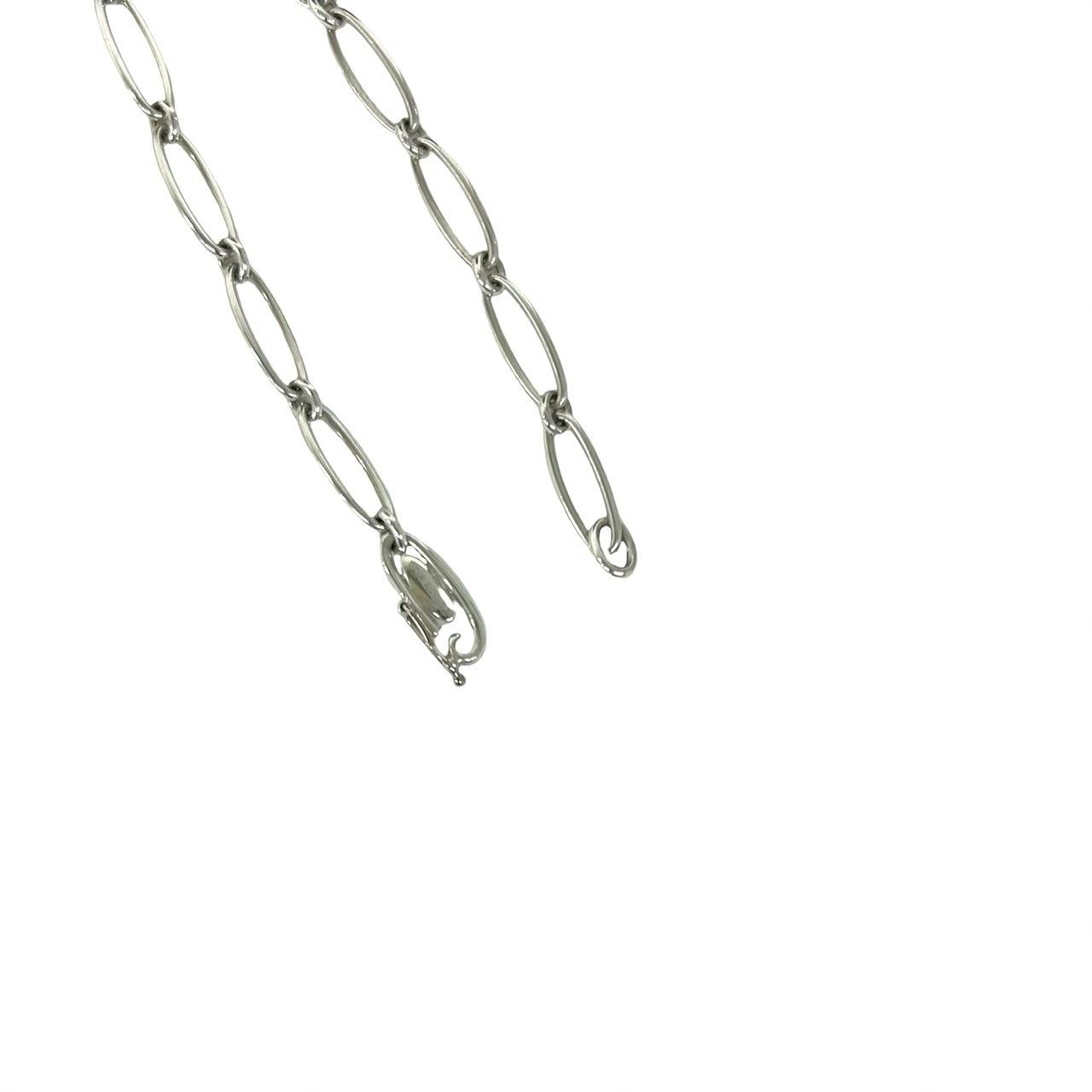 Tiffany & Co Vintage Over Roulis Neck Bracelet 925 Sterling Silver Chain Bangle — view 5