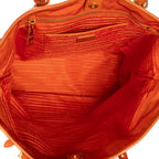 Prada Tessuto Nylon Orange Messenger — view 9