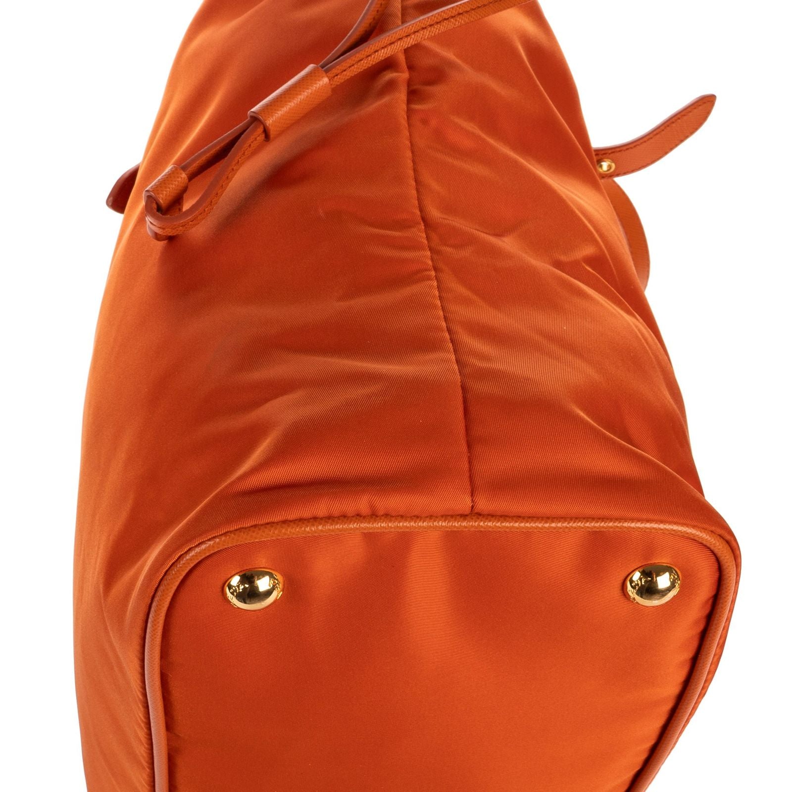 Prada Tessuto Nylon Orange Messenger — view 8