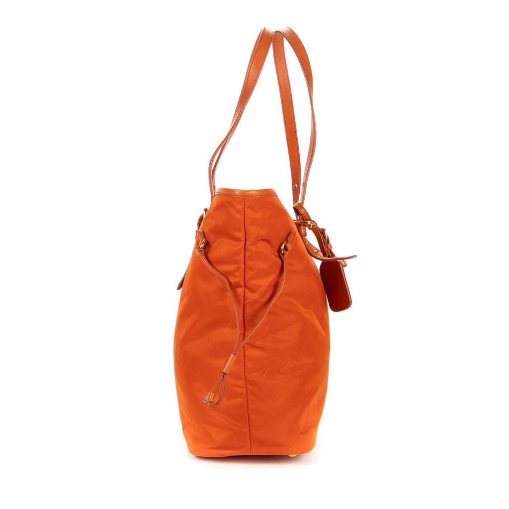 Prada Tessuto Nylon Orange Messenger — view 4