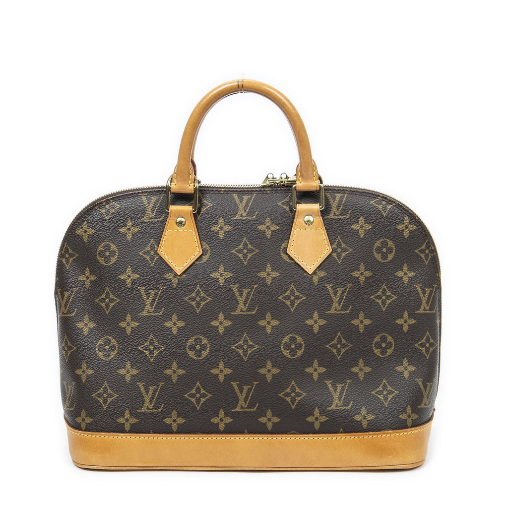 Louis Vuitton Alma Brown Monogram Canvas Handbag