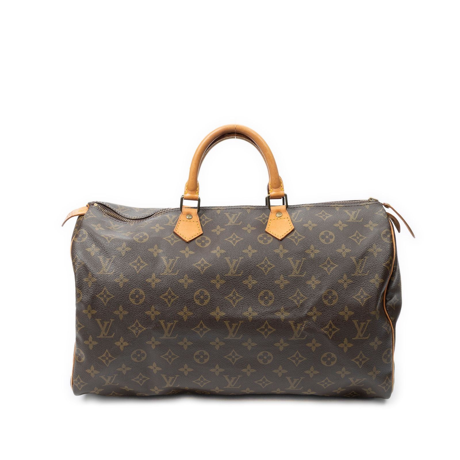 Louis Vuitton Speedy Brown Monogram Canvas Handbag