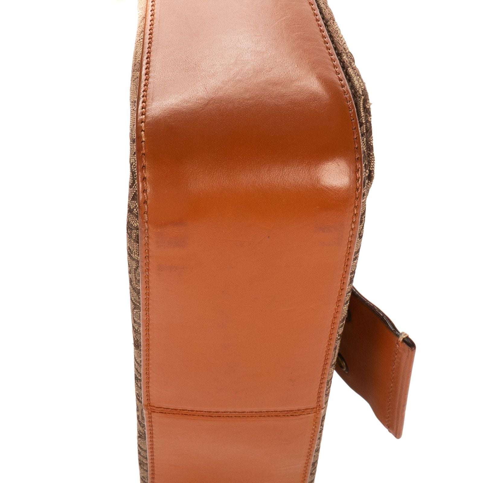 Dior Star Chain Crossbody Brown Beige Trotter Pattern Canvas — view 8