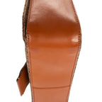 Dior Star Chain Crossbody Brown Beige Trotter Pattern Canvas — view 7