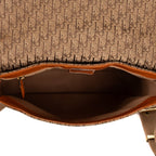 Dior Star Chain Crossbody Brown Beige Trotter Pattern Canvas — view 9