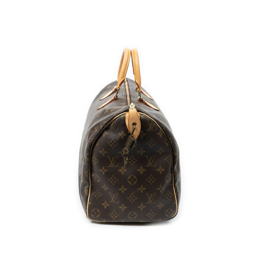 Louis Vuitton Speedy Brown Monogram Canvas Handbag — view 3