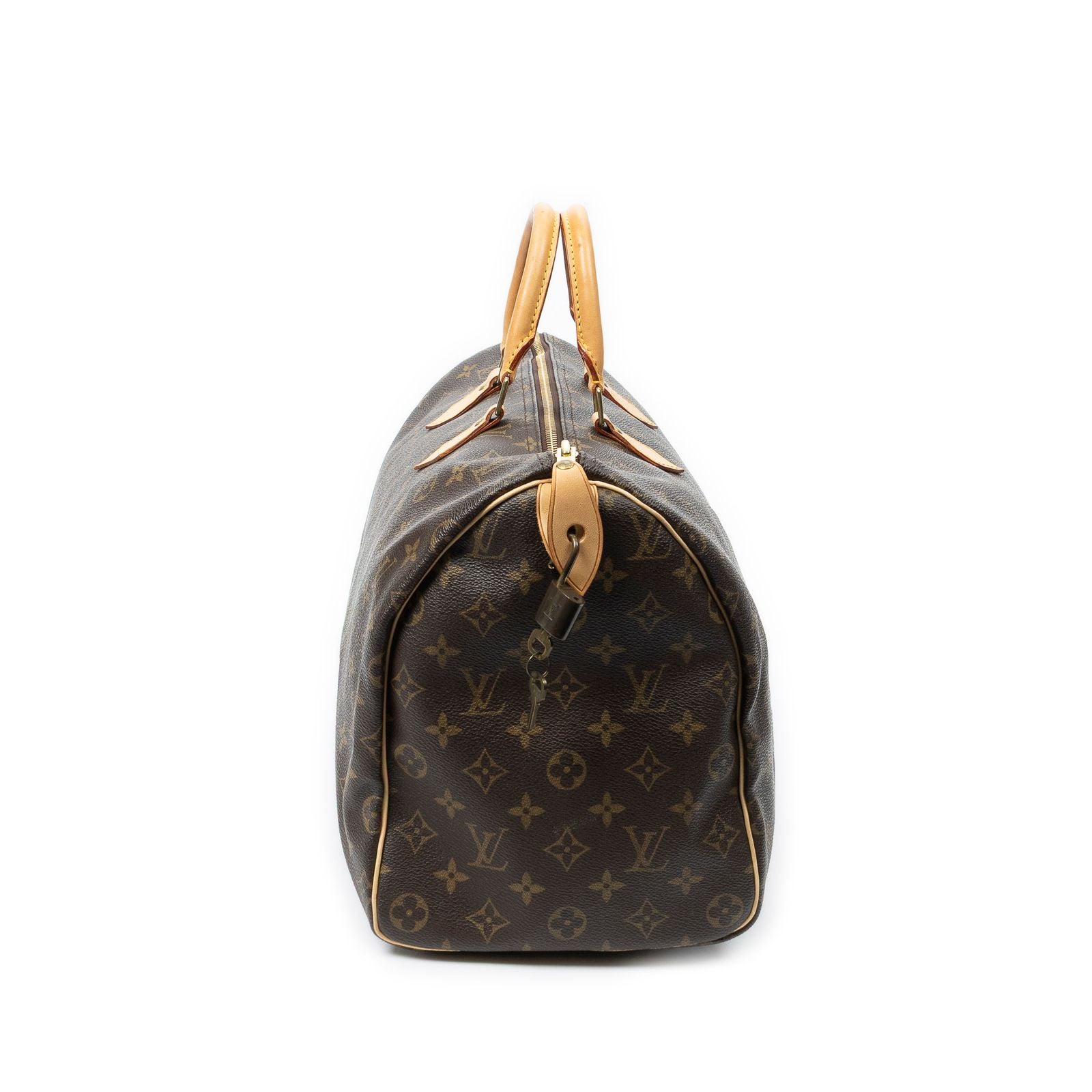 Louis Vuitton Speedy Brown Monogram Canvas Handbag — view 3