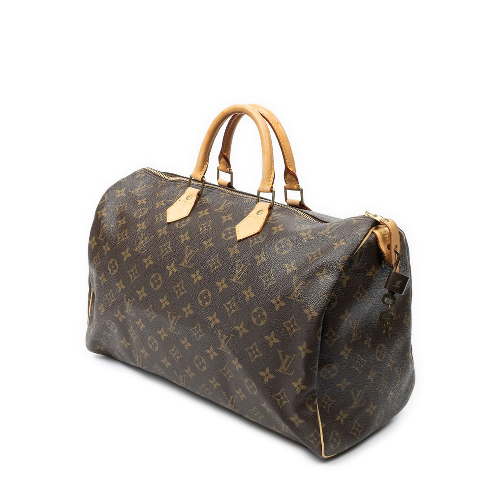 Louis Vuitton Speedy Brown Monogram Canvas Handbag — view 2