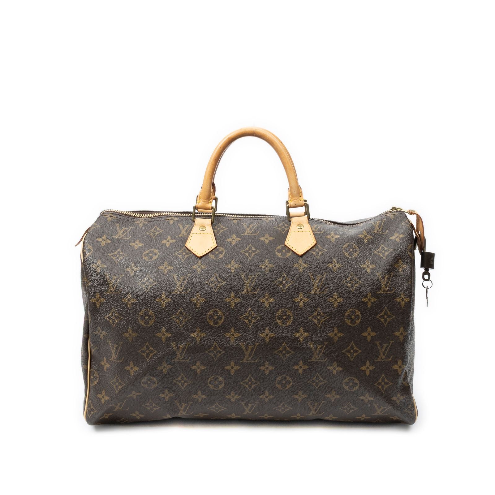 Louis Vuitton Speedy Brown Monogram Canvas Handbag