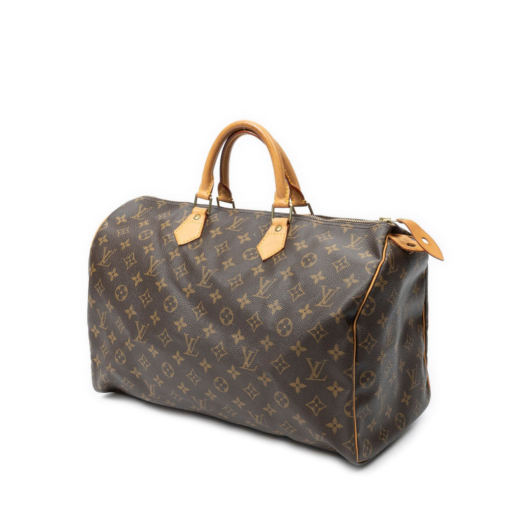 Louis Vuitton Speedy Brown Monogram Canvas Handbag — view 2