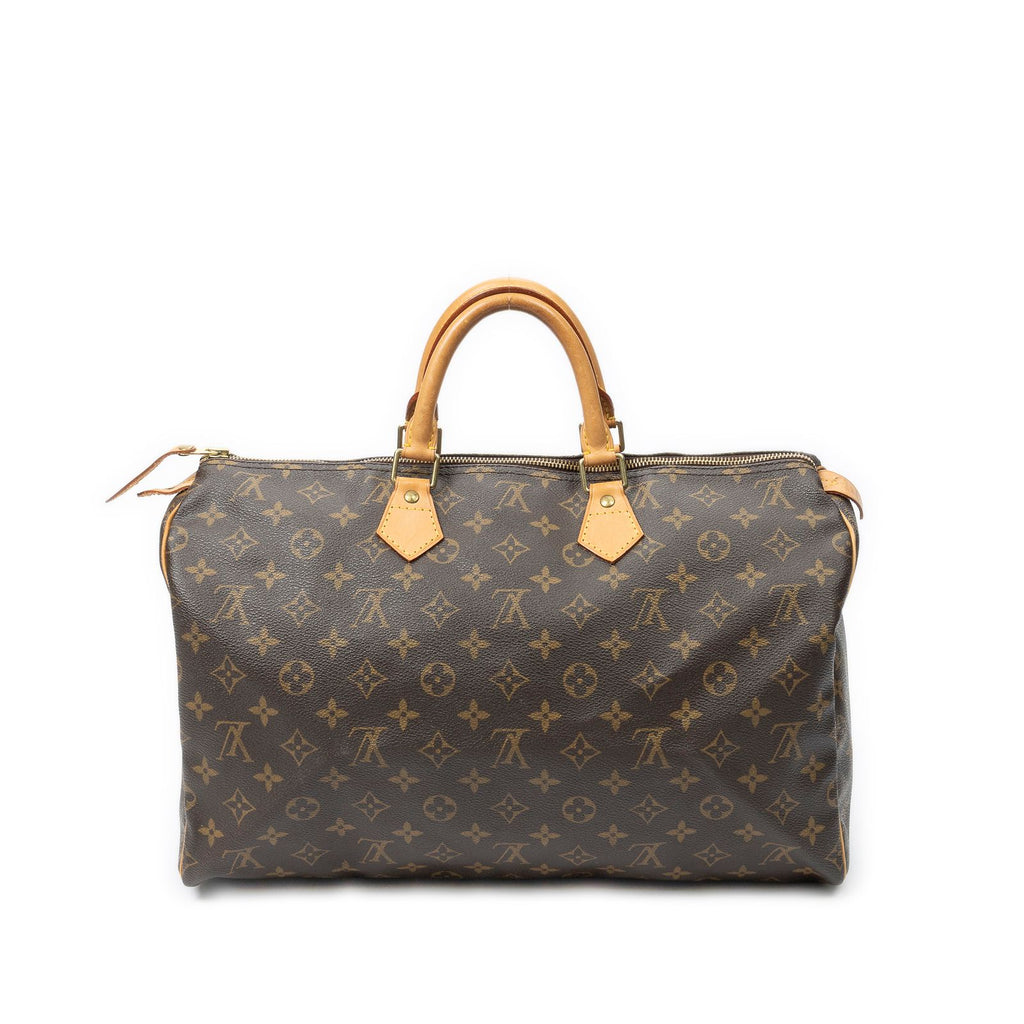 Louis Vuitton Speedy Brown Monogram Canvas Handbag — view 5