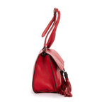 Gucci Bamboo Tassel Daily Flap Red Gray Calfskin Leather — view 4