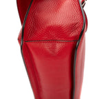 Gucci Bamboo Tassel Daily Flap Red Gray Calfskin Leather — view 7