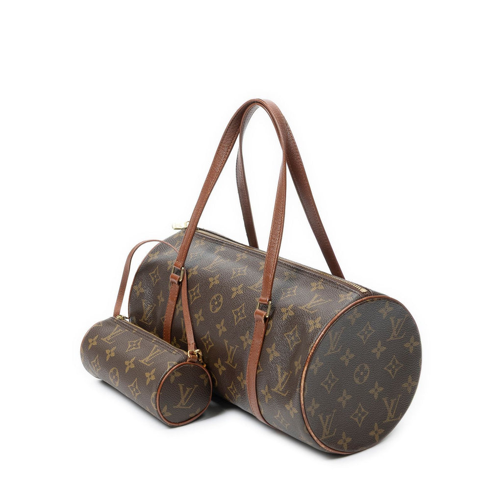 Louis Vuitton Papillon Brown Monogram Canvas Handbag — view 2