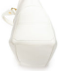 Celine Boogie Bag White Gray Calfskin Leather — view 7