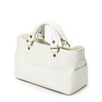 Celine Boogie Bag White Gray Calfskin Leather — view 2