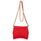 Prada Tessuto Crossbody Red Matelasse Nylon Canvas — view 5