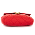 Prada Tessuto Crossbody Red Matelasse Nylon Canvas — view 6