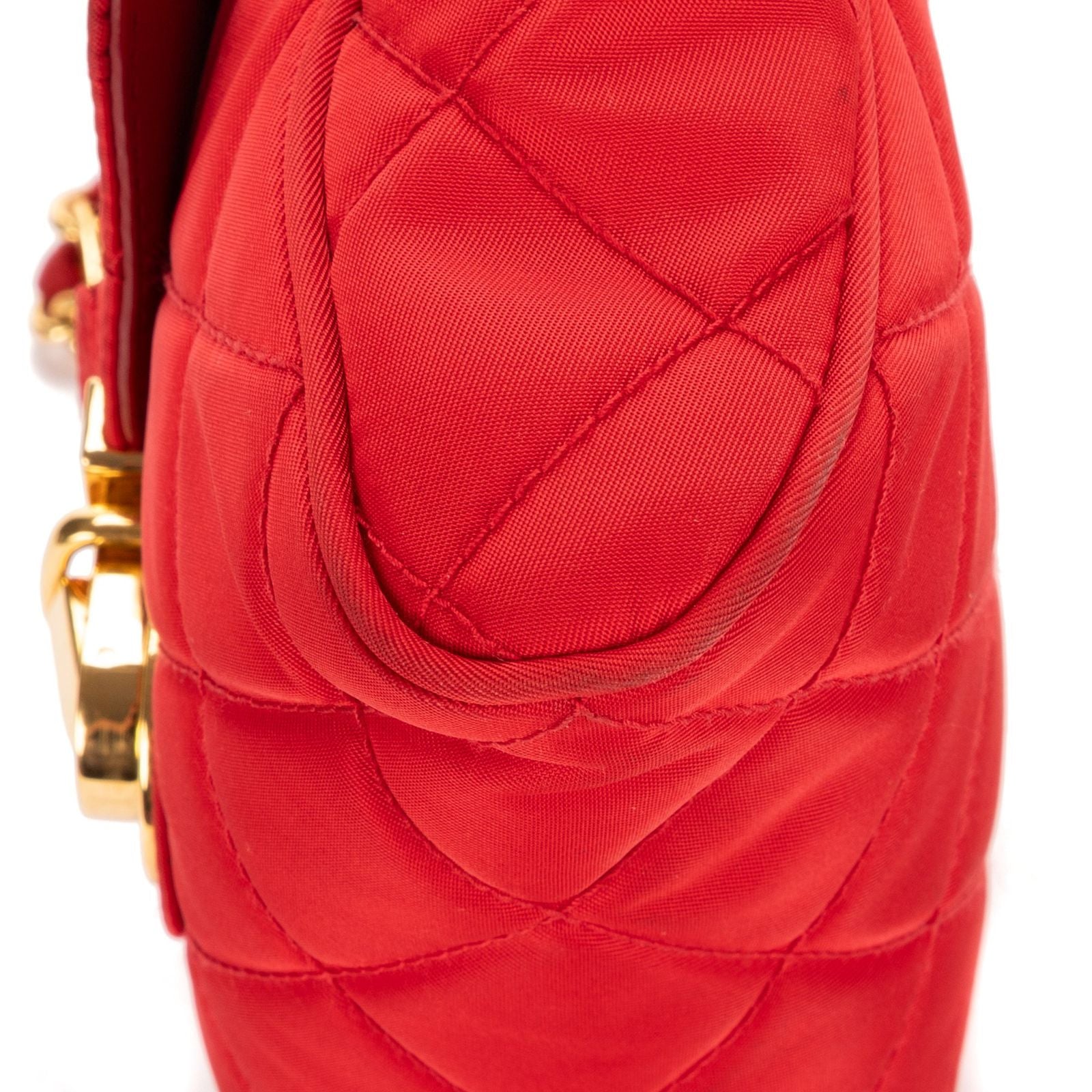 Prada Tessuto Crossbody Red Matelasse Nylon Canvas — view 7